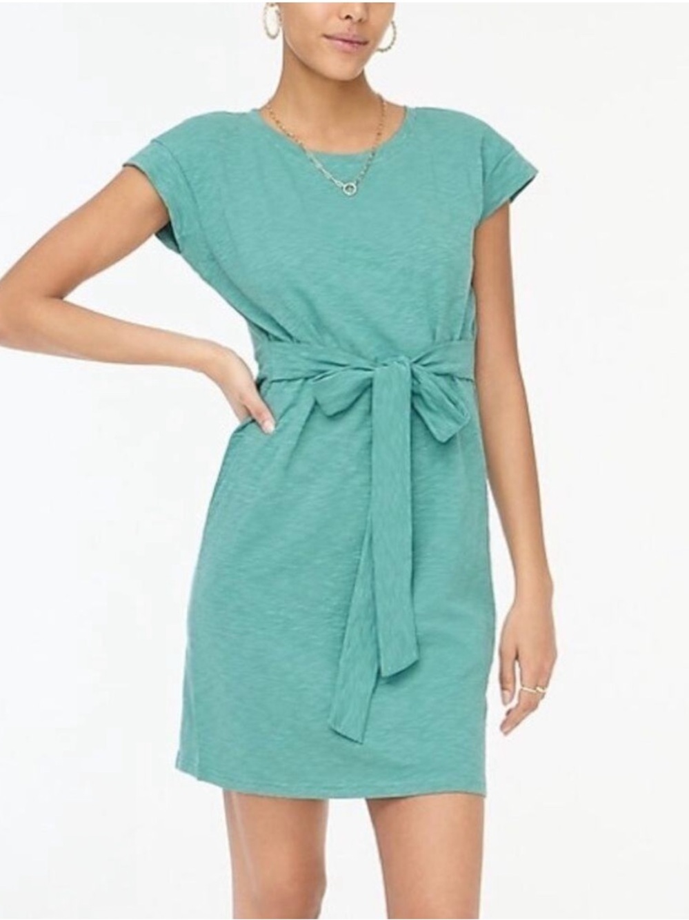 NWOT J Crew Tie Waist T-Shirt Dress